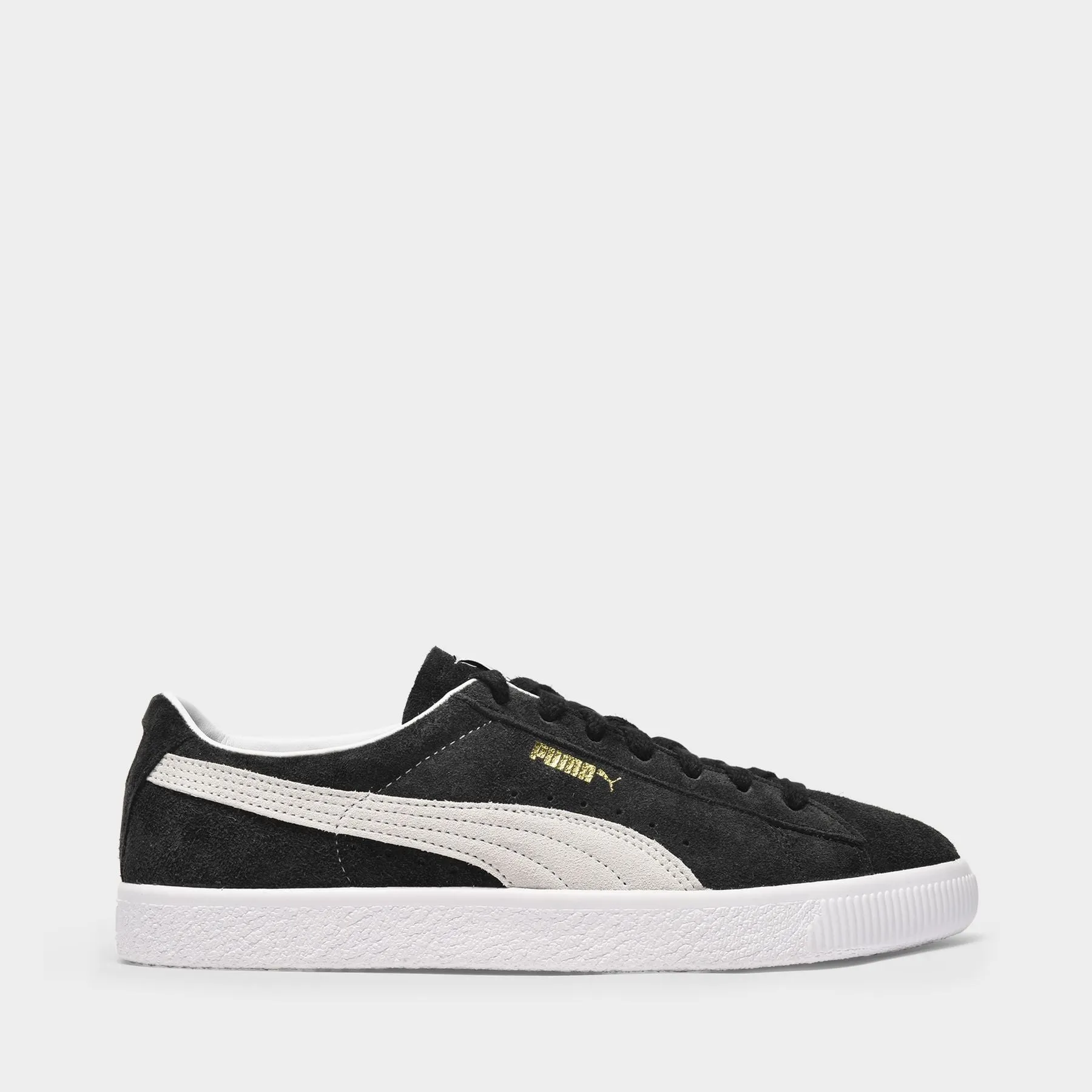 Puma  Suede VTG Baskets in Black Leather