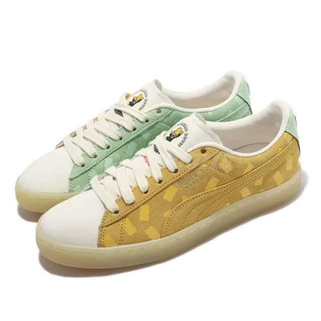 Puma Suede Wns Mix Haribo Whisper White Khaki Green Sued...