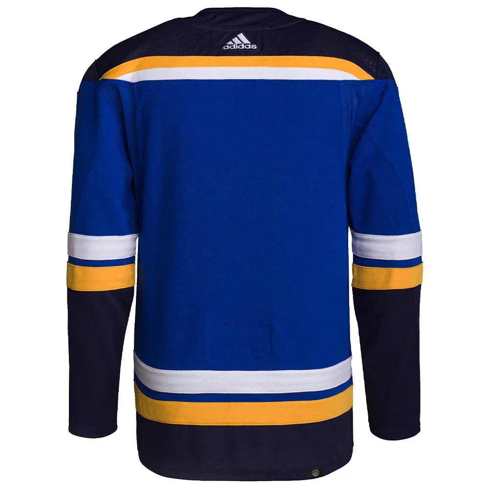 ST. LOUIS BLUES ADIDAS ADIZERO PRIMEGREEN AUTHENTIC BLUE HOME JERSEY