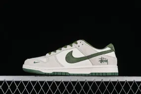 Stussy x Nike SB Dunk Low Off White Green Grey DQ1098-340