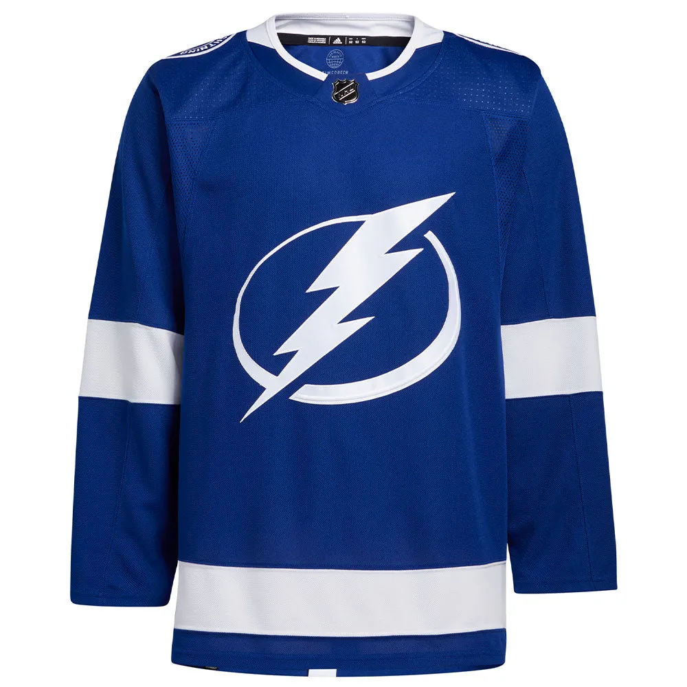 TAMPA BAY LIGHTNING ADIDAS ADIZERO PRIMEGREEN AUTHENTIC BLUE HOME JERSEY