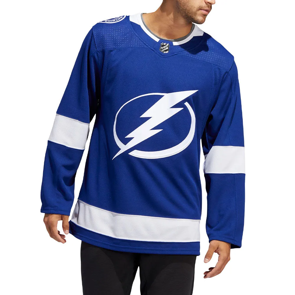 TAMPA BAY LIGHTNING ADIDAS ADIZERO PRIMEGREEN AUTHENTIC BLUE HOME JERSEY