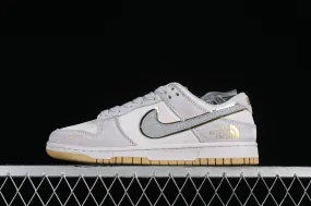 The North Face x CDG x Nike SB Dunk Low Grey Gold DQ1098-337