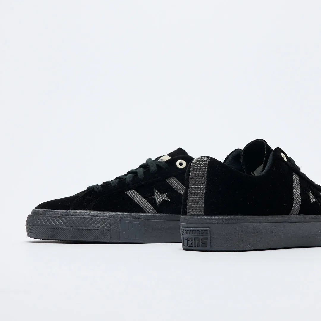 Undefeated x Converse - One Star Academy Pro OX (Black/Black)