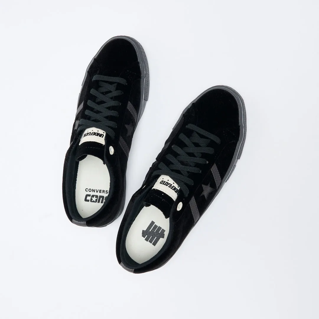 Undefeated x Converse - One Star Academy Pro OX (Black/Black)