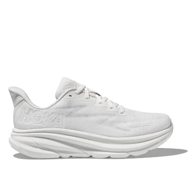 Women’s HOKA Clifton 9 – White/White (WWH)