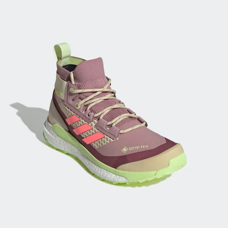 Women's adidas TERREX Free Hiker GORE-TEX (Magic Mauve/Acid Red/Pulse Lime)