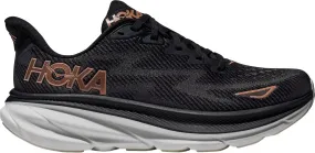 WOMEN'S HOKA CLIFTON 9 | BLACK / COPPER