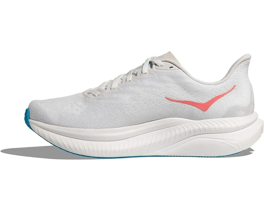 Women's Hoka Mach 6 (White/Nimbus Cloud)