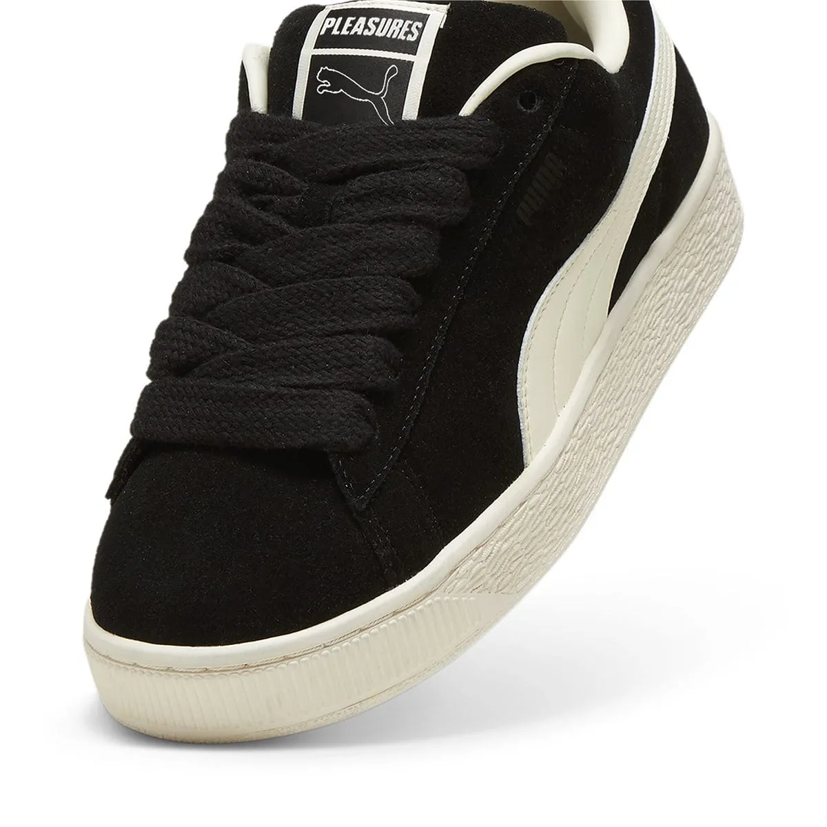 X PLEASURES CREAM SUEDE XL PUMA BLACK/FROSTED IVORY | Bodega